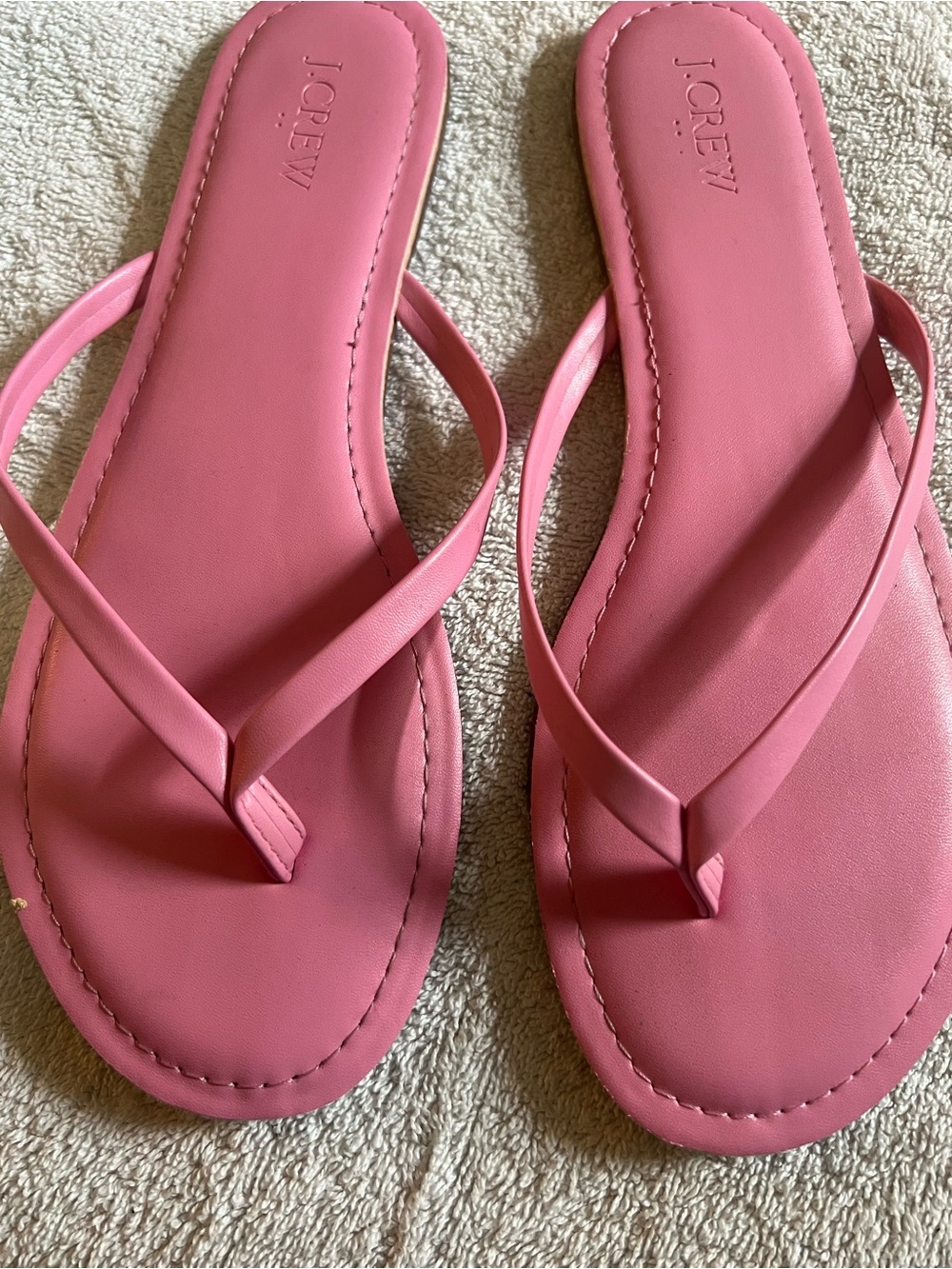 J. Crew Pink Women's Sorrento Sandal Flip Flops, like new size 10